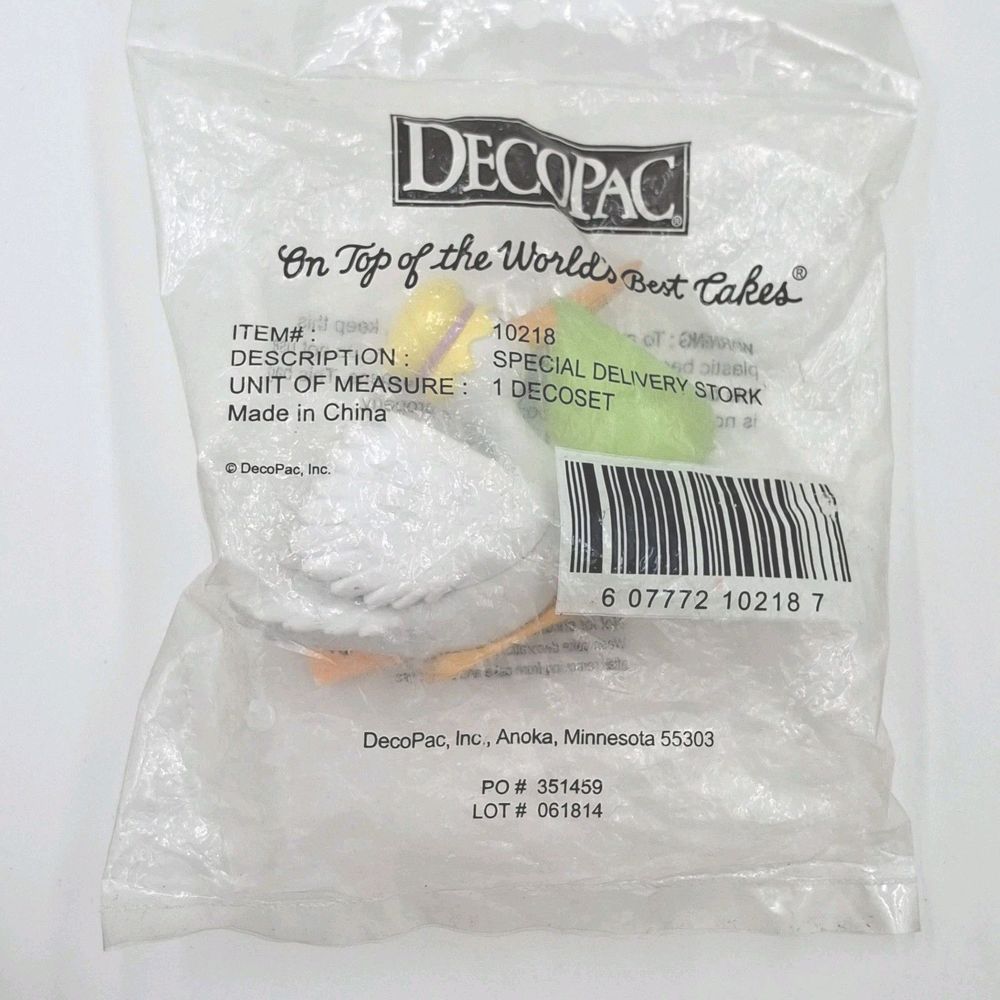 DecoPac Special Delivery Stork Cake Decorating Kit  New